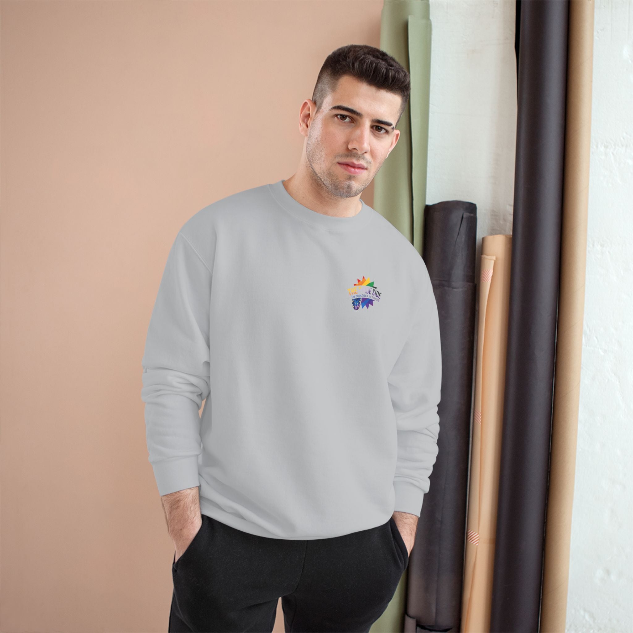 Pride Champion Sweatshirt, LGBTQ+ Apparel, Cozy Pride Month Gift, Unisex Rainbow Fashion, Inclusive Sweatshirt