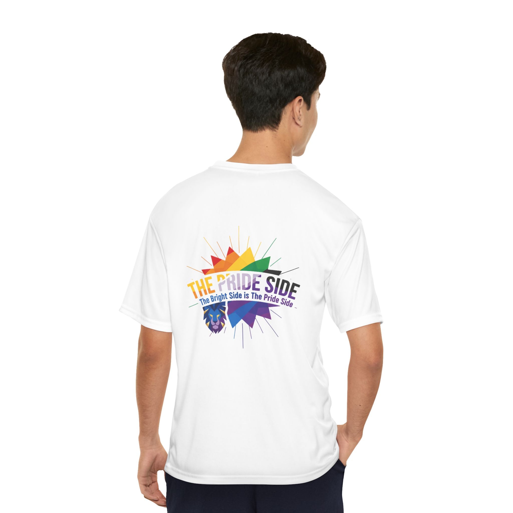 Active Pride Performance Tee, LGBTQ+ Sportswear, Unisex Workout Fashion, Inclusive Activewear